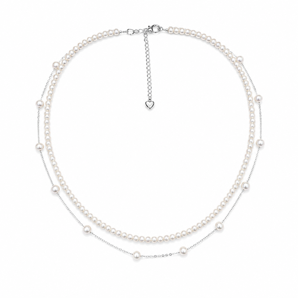 Layered Satellite Necklace