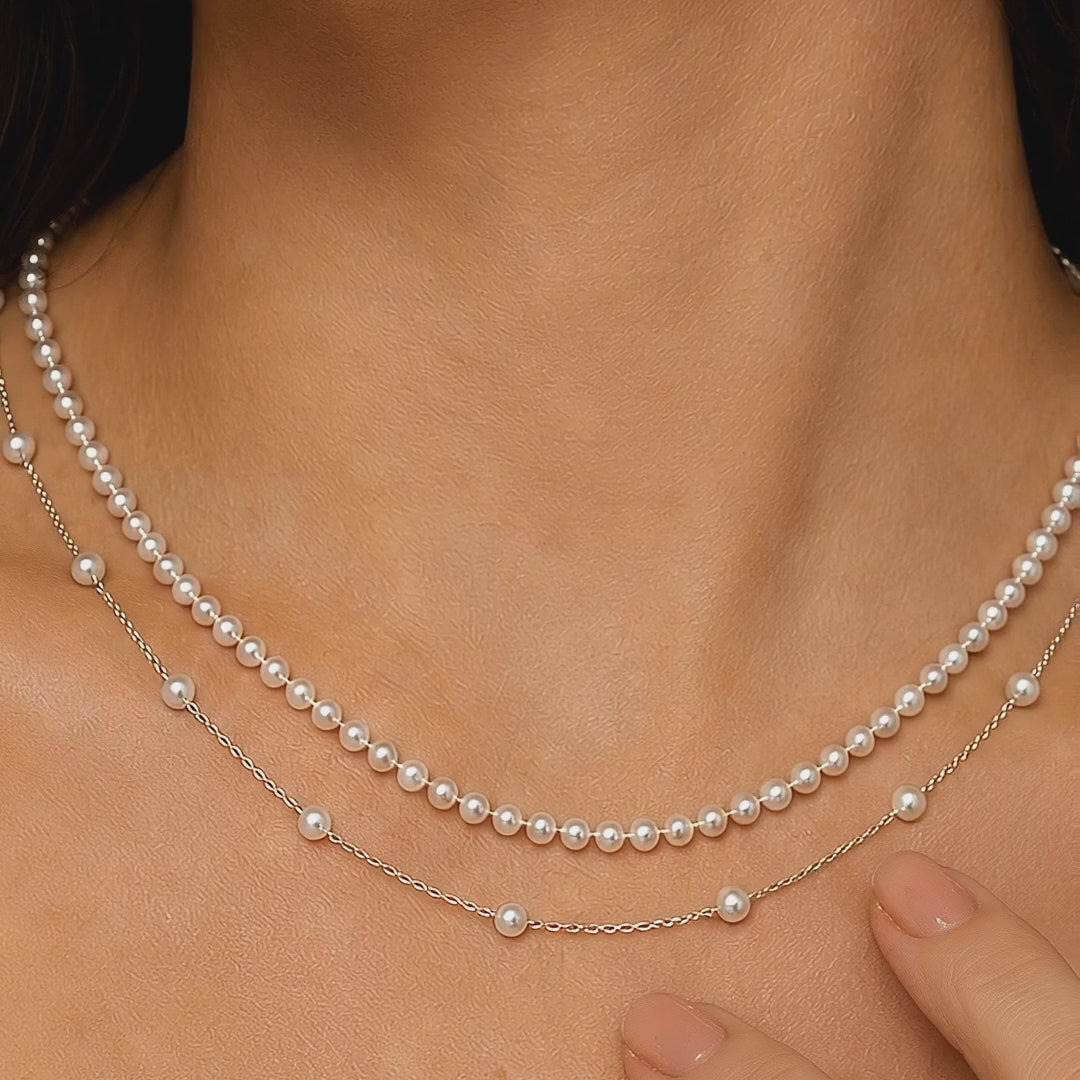 Layered Satellite Necklace